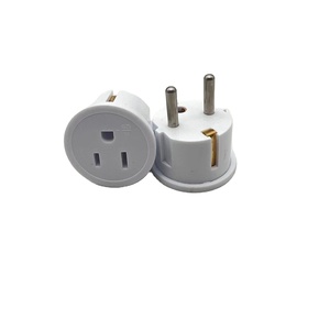 2 gói phổ chúng tôi để Châu Âu cắm chuyển đổi du lịch <span class=keywords><strong>adapter</strong></span> 110V để 220V du lịch chuyển đổi 50W Đen du lịch Bộ chuyển đổi - Product Image 4