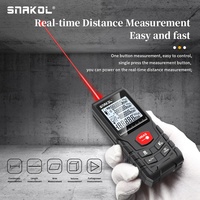 SNAKOL 120m télémètre laser portable de haute précision ruban à mesurer infrarouge électronique pour les mesures de la pièce