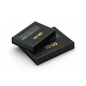 Trong suốt Top nắp hộp các tông từ lật cửa sổ rõ ràng sô cô la hộp giấy với 20 lưới <span class=keywords><strong>PVC</strong></span> vỉ khay ngăn - Product Image 2