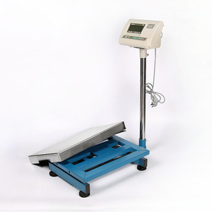 상하이 야오후아 XK3190-A12 LCD 디스플레이 스테인리스 스틸 전자저울 150kg 300kg 생선 무게 측정 - Product Image 3