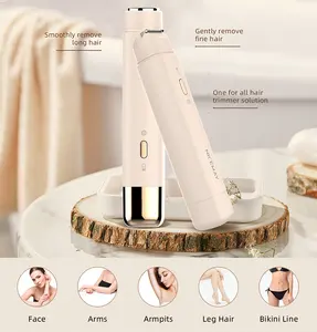 Bikini Trimmer For Women Face Shaver For Women Electric Razors For Pubic Legs Body Hair Painless Facial Hair Removal Remover