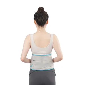 Suporte elástico para lombar, bolsa de gelo flexível respirável, cinto de suporte para costas, suporte para cintura, venda imperdível