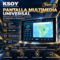 KSOY universel 9 pouces 10 pouces autoradio Android 16 6 + 128G sans fil Carplay Android Auto GPS BT FM RDS DSP USB voiture multimédia