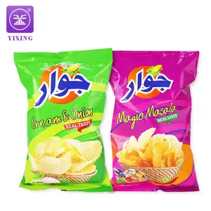 Yixing OEM Custom Printed Snack Potato Chips Crisps Food Packaging Plastic Bag With Inside Foil Flexible Roll Film