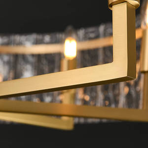 <span class=keywords><strong>Lampadario</strong></span> da <span class=keywords><strong>soggiorno</strong></span> di <span class=keywords><strong>design</strong></span> lampadari di lusso postmoderni in cristallo di lusso semplice camera da letto in rame nordico - Product Image 6
