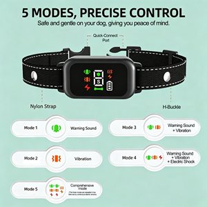 Collier anti-aboiement automatique amélioré, étanche, rechargeable, avec écran LCD, pour toutes les races de chiens - Product Image 3