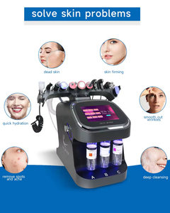 เครื่องไฮดราเดอร์มาเบรชั่น 10 in 1 สำหรับทำทรีทเมนท์หน้าด้วยไฮโดรออกซิเจน ทำความสะอาดผิวอย่างล้ำลึกด้วย H2o2 รักษาสิว บริเวณรอบดวงตา ใช้ในเชิงพาณิชย์ ปลั๊กแบบ UK/EU/US - Product Image 5