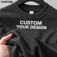T-shirts surdimensionnés personnalisés en gros pour hommes, 100 % coton, vierges ou imprimés, style streetwear, grandes tailles