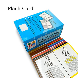 Cartes flash pour enfants imperméables durables de haute qualité imprimées sur mesure prix d'usine de papier de matériel cognitif d'éducation précoce - Product Image 2