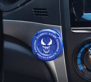 थोक कार इंटीरियर एक क्लिक घूर्णन सजावटी कवर बटन प्रज्वलन स्विच संरक्षण रिंग सजावटी स्टिकर - Product Image 5