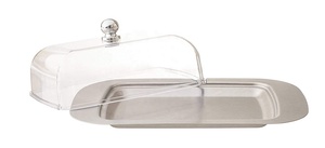 Đĩa Đựng Bơ Bằng Thép Không Gỉ Dễ Cầm Nắp Trong Suốt - Product Image 3