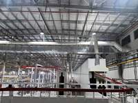 L'éolienne résistante d'équipement d'énergie renouvelable de temps partie la chaîne de production électrostatique en aluminium de revêtement