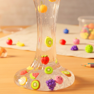 Kit de slime transparent SlimeDiy avec breloques, slime mousseux, slime pailleté, slime crémeux, slime extensible, slime cristallin transparent, jouet pour enfants - Product Image 5