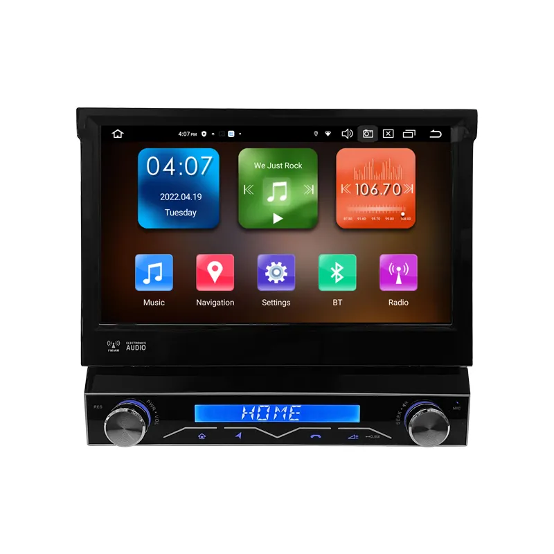 7 ''1Din Android11.0 T610/7862 Octa-core Universel De Voiture Media Player avec 4G RAM + 64G ROM Wifi DSP CarPlay/Auto TPMS DAB OBD 3G