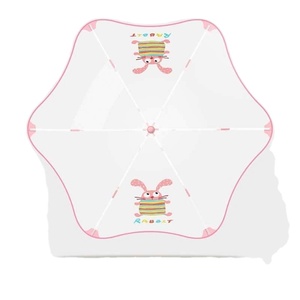 Parapluie scolaire transparent OEM pour enfants, sécurité renforcée, ouverture automatique, 8 baleines anti-pincement, ouverture/fermeture automatiques, poignée droite - Product Image 1