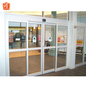 Puerta de vidrio deslizante automática comercial para puerta minorista activada por sensor eléctrico de entrada de tienda - Product Image 4