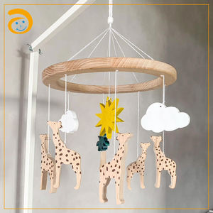 Mobiles pour bébé faits à la main en gros, personnalisés, Coran, berceau, chambre d'enfant, nuage arc-en-ciel, fleur, <span class=keywords><strong>renard</strong></span>, décoration suspendue pour chambre d'enfant - Product Image 5