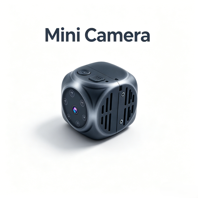 Mini Sports DV Camera, 1080P Infrared Night Vision Camcorder with TF Card Slot