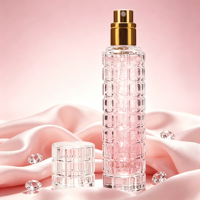 Mini Botellas de Perfume de 30 ml, Cilíndricas, con Superficie Facetada, Artísticas y Exquisitamente Elaboradas, Personalizadas con Logotipo y Caja