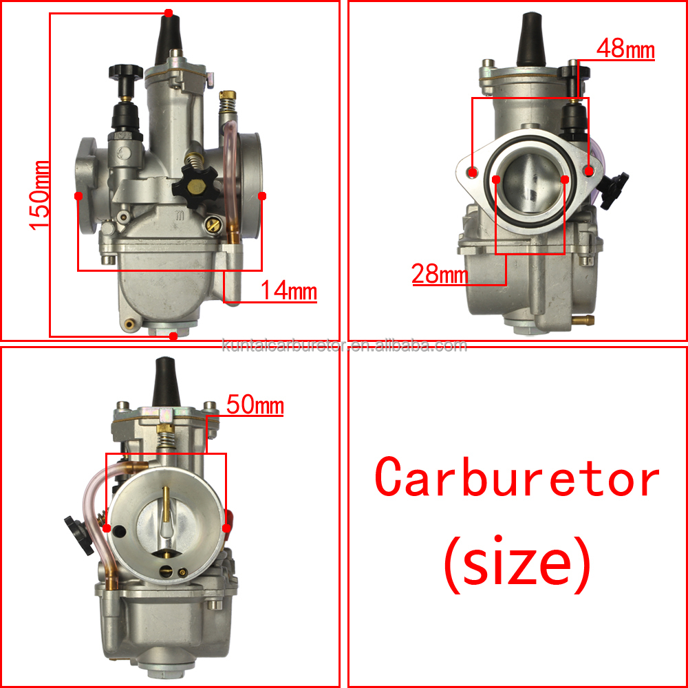 フランジ PWK28 28mm キャブレター アルミ製 新品 バイク用部品