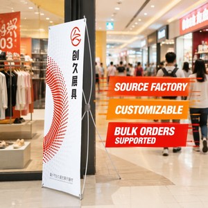 Exhibidores Publicitarios Tipo <span class=keywords><strong>X</strong></span> Plegables Personalizados al por Mayor, Económicos, de <span class=keywords><strong>60x160</strong></span> cm, para Exposiciones - Product Image 5