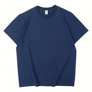 Design Custom Logo Large T-<b>Shirt</b> for Men Solid Color Cotton for Promotional Use - Product Image 3