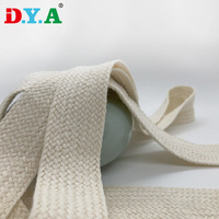 Cordon de coton tressé monocouche de 2cm Dentelle de coton pour ceinture Accessoires vestimentaires