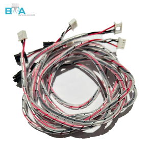 3,00mm 2*3-Pin auf 2,50mm 4-Pin Gehäuse-Kabelkonfektionierung 600mm 22AWG Spiralumwicklung UL RoHS-konform - Product Image 3