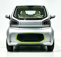 Micro-voiture électrique à cabine fermée 4 places, véhicule électrique à faible vitesse, conduite à gauche ou à droite en option, avec système de chauffage et caméra de recul pour adultes