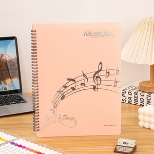 Carpeta de Plástico Transparente con Espiral para Partituras, Tamaño A4, con Logotipo Personalizado al por Mayor, para Escuelas de Música y Suministros de Entrenamiento de Piano - Product Image 3