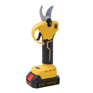 21V Rechargeable Battery Powered <b>Pruners</b> Stainless Steel Blades 20-30 Mm Trimming Diameter For Garden <b>Tree</b> Branch Thinning - Product Image 4