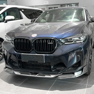 Amp-Z Front Bumper Lip Splitter Carbon Fiber Texture Matte Finish For BMW X3M X4M F97 F98 LCI 2022+ - Product Image 2