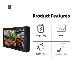 Wall Mount LCD hiển thị kỹ thuật số Biển Phương tiện truyền thông & Video Player cho quảng cáo bao gồm SDK chương trình liên kết - Product Image 2