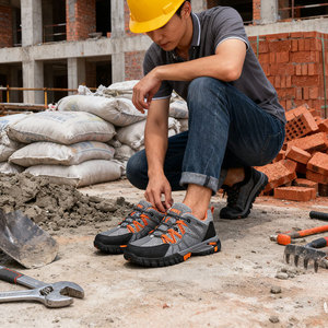 <span class=keywords><strong>Scarpe</strong></span> di Sicurezza Dielettriche EH-Rated 18KV, Protezione da Rischi Elettrici, Punta Composita, Calzature da Lavoro in Microfibra Non Conduttiva - Product Image 3