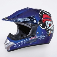 Casque CROSS WLT-125 Rouge pour Moto Tout-Terrain