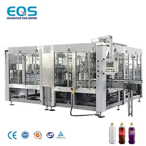 Popüler 14000 BPH küçük Soda su içecek doldurma makinesi üretimi gazlı alkolsüz içecekler