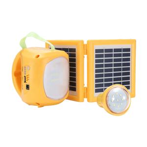 Linterna LED Solar Recargable al por Mayor, Prepago, Fuera de la Red, con Radio FM, Batería de 6V 4500mAh, Regulable - Product Image 1