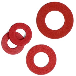 Entretoises isolantes en fibre plate rouge pour vis de carte mère M2, M2.5, M3, M4, M5, M6 en acier rouge - Product Image 2