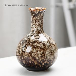 モダンヨーロピアンスタイル セラミック釉薬花瓶 - リビングルームの装飾に最適 - Product Image 3