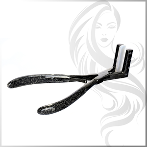 Hot sale stainless steel hair extension <b>tape</b> in press plier with silicon pads hair extension tools - Product Image 1