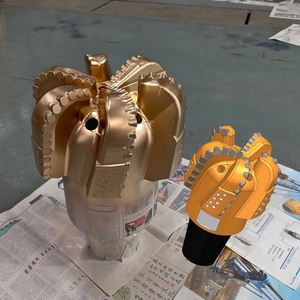 מקדח <span class=keywords><strong>PDC</strong></span> בעל 6 להבים לקידוח מהיר, גוף פלדה, מקדחי <span class=keywords><strong>PDC</strong></span> לחיפוש כרייה, כלי קידוח בארות מים - Product Image 1