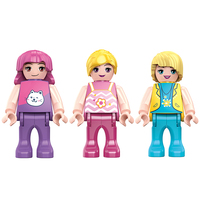 Ensemble de blocs de construction en plastique ABS 3D COGO City Pet Shop, jouets de construction, 346 pièces, blocs de construction en briques