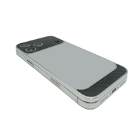 Pour iPhone 17 Series : Cadre de téléphone plaqué or de luxe, design populaire à Dubaï, boîtier de téléphone électroplaqué en fibre de carbone