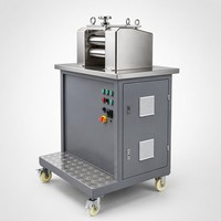 Máquina de Peletización de Plástico, Molino Mezclador de Dos Rodillos de Silicona, Calentamiento por Aceite, Mezcla y Granulación de Compuestos, Grado Médico, CE ISO