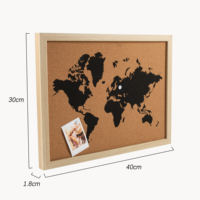 Tablero de Corcho con Diseño Impreso, Aceptado por OEM, para Distribuidores de Marca Privada Estadounidenses, Pedidos de Marca Personalizada