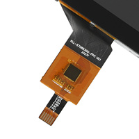 Vente directe 7 pouces 800*480 Résolution TN TFT LCD RGB Interface 350 Cd/m2 Écran de luminosité pour affichage interactif