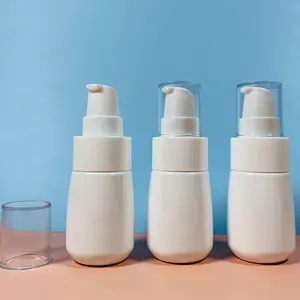 30 مللي قطرة الماء زجاجة محلول ، كريم ايسنس و مستحضرات التجميل الفرعية زجاجات تعبئة ، الحيوانات الأليفة البلاستيك cosmeceutical مجموعة زجاجات