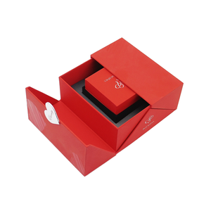 Caja de Regalo para Joyería con Diseño de Rosa LOVE, Doble Puerta, 16 Piezas, Color Personalizado, Logotipo con Estampado UV/en Caliente, Cartón Reciclable, Marca Gigo - Product Image 5
