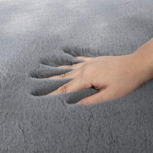 Tappeti di fabbrica di alta qualità decorazioni <span class=keywords><strong>per</strong></span> la casa all'ingrosso <span class=keywords><strong>tappeto</strong></span> e tappeti rotondi in pelliccia di coniglio finto <span class=keywords><strong>per</strong></span> soggiorno - Product Image 6