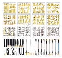 Conector Coaxial RF SMA Macho Hembra, Conector de Crimpado para Cable RG58 LMR195 LMR200, 50 Ohmios, Transmisión de Señal de Antena